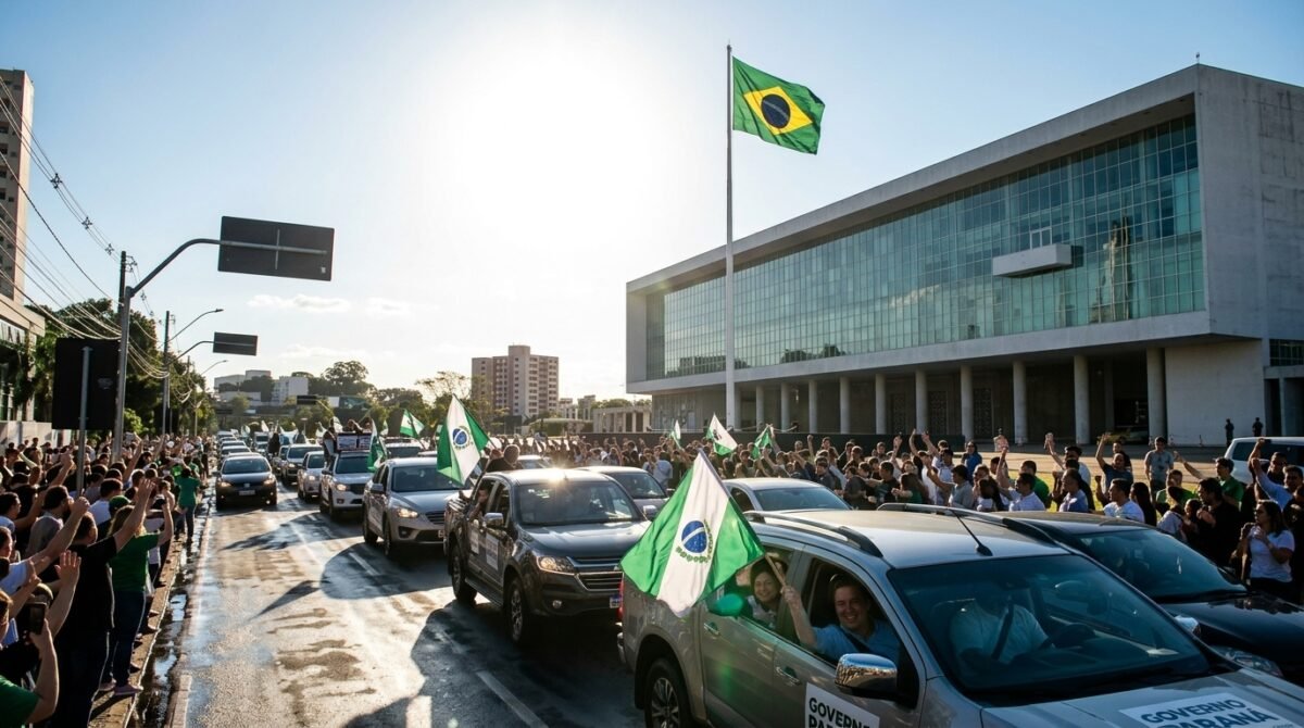 Candidatos ao governo do Paraná saem às ruas em carreatas e participam de reuniões