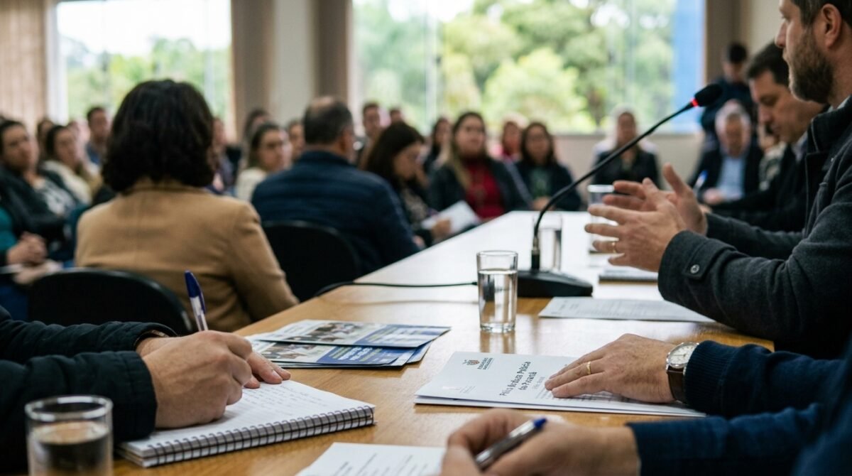 Eleições 2026 no Paraná: Requião Filho se reúne com professores em Foz do Iguaçu