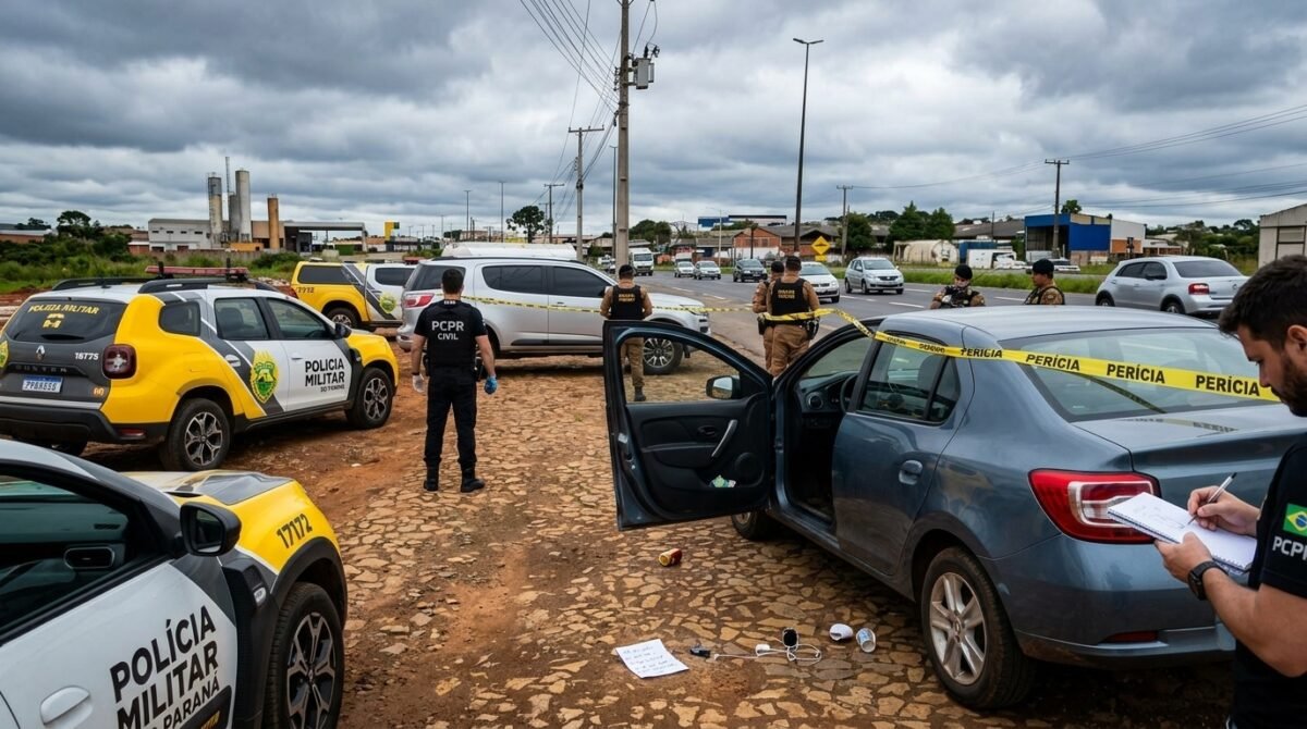 Motorista de app simula o próprio sequestro para tentar extorquir R$ 500 da companheira no Paraná, diz polícia