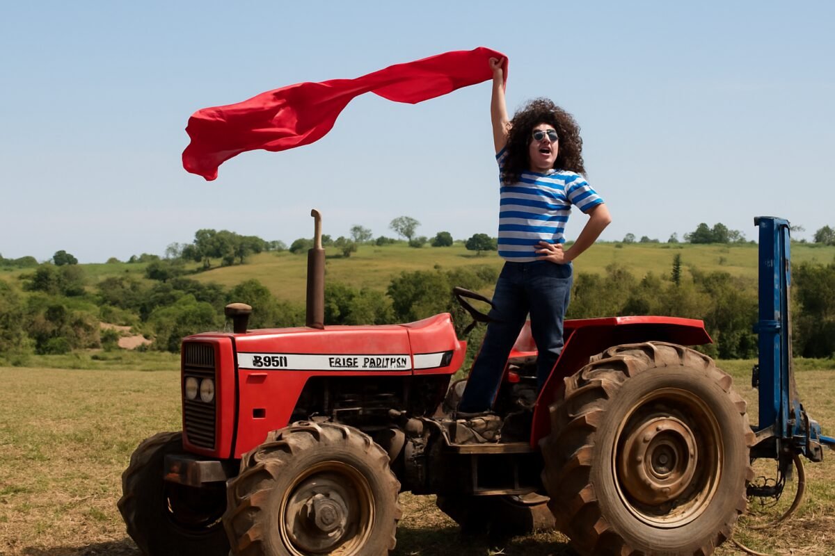 Agricultor no Paraná se transforma em drag queen para projeto fotográfico