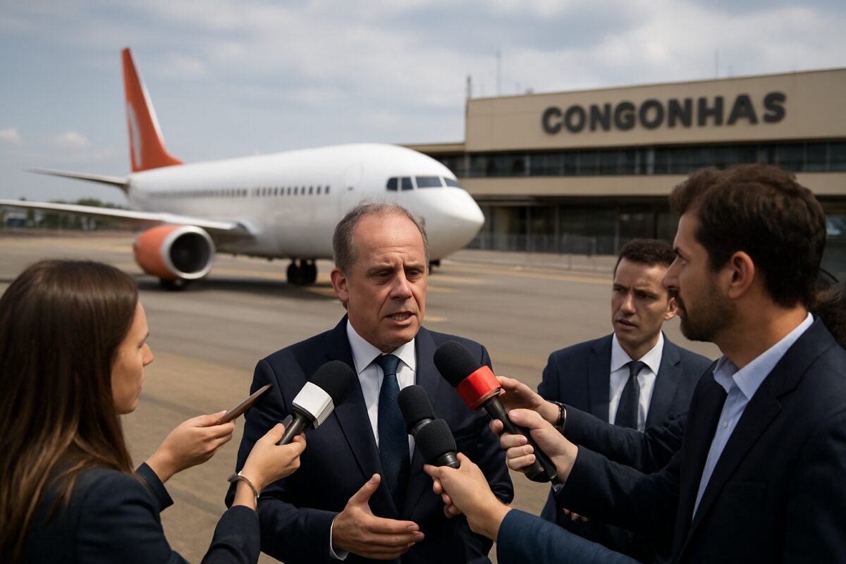 Anac estabelece regras mais restritivas para aviação em Congonhas (SP)