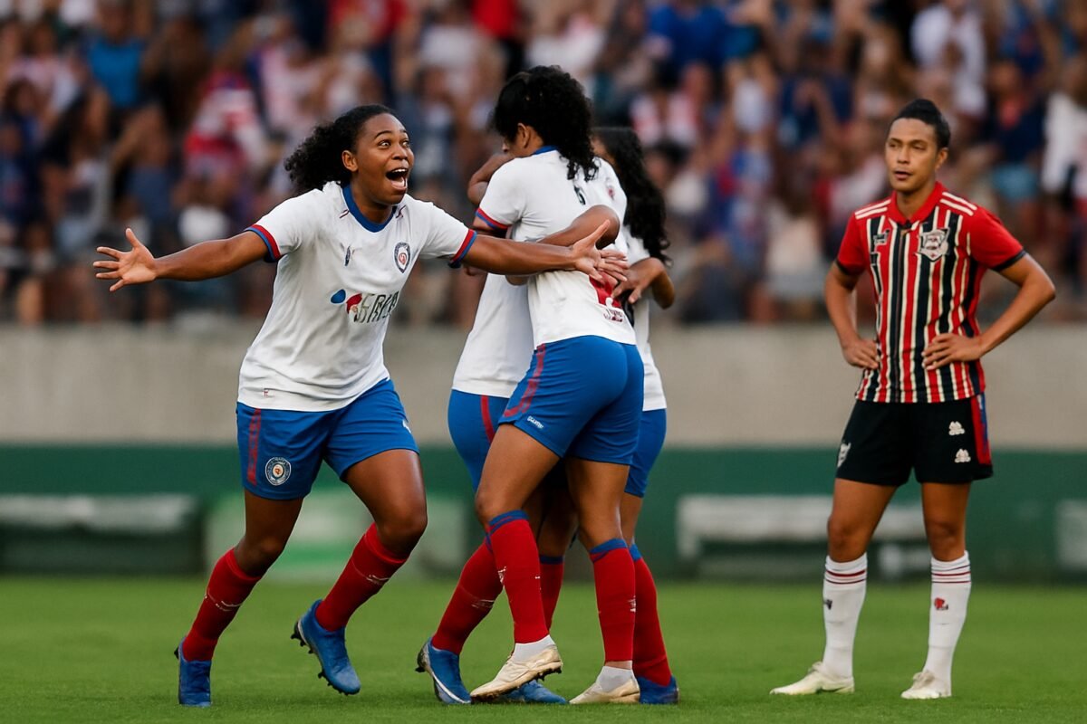 Copa do Brasil Feminina: Bahia vence São Paulo pelas quartas de final