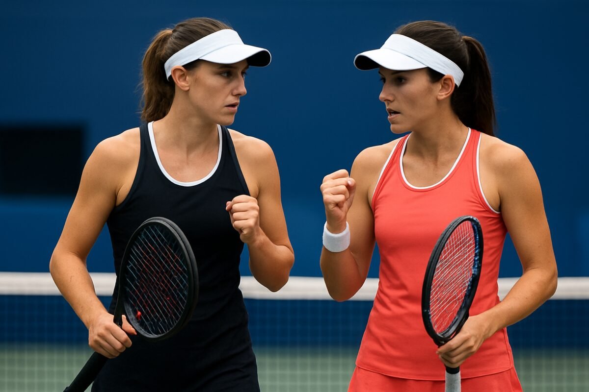 De olho na liderança: dupla de Stefani vence estreia no WTA de Wuhan