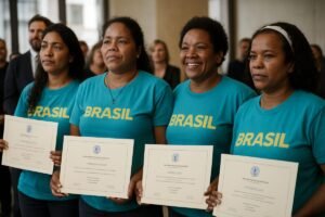 Pescadoras brasileiras recebem título de heróinas em premiação da FAO