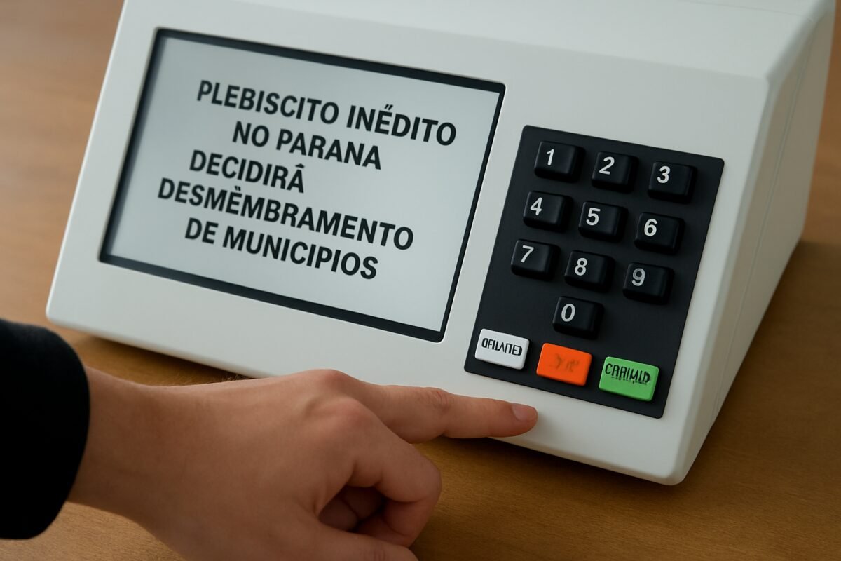 Plebiscito inédito no Paraná decidirá desmembramento de municípios