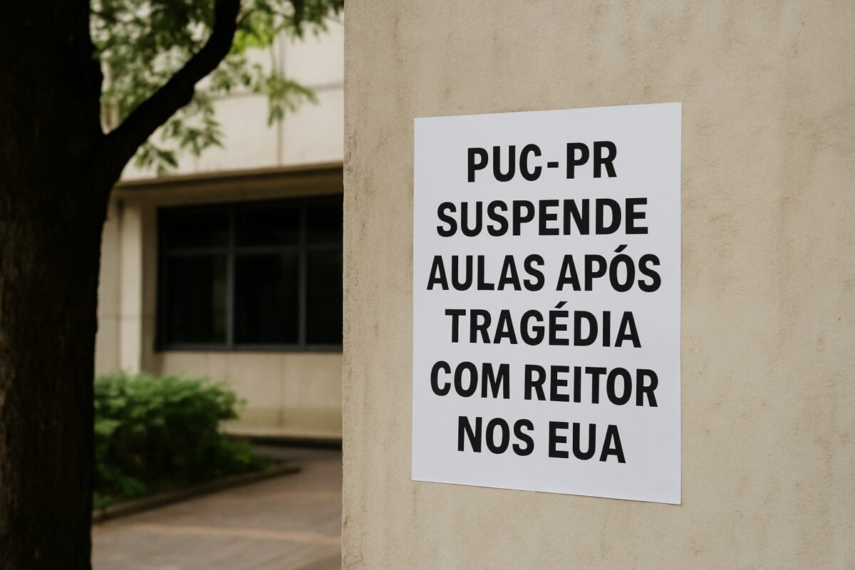 PUC-PR suspende aulas após tragédia com reitor nos EUA